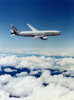Avion de transport long courrier Boeing B-777