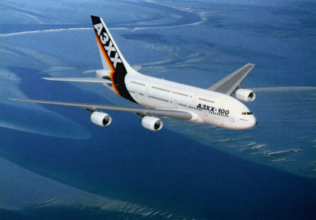 American McDonnell-Douglas MD-95 commercial transport plane