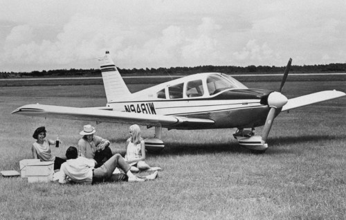American Piper Cherokee 235D private plane.