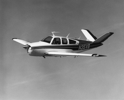 American Beechcraft V35B Bonanza  light private plane.