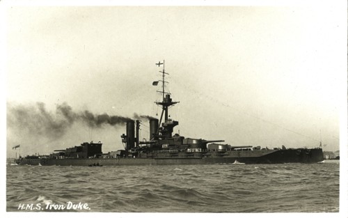 British cruiser 'Iron Duke'