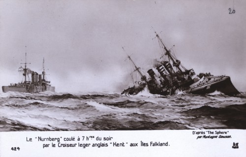 German cruiser 'Nurnberg'