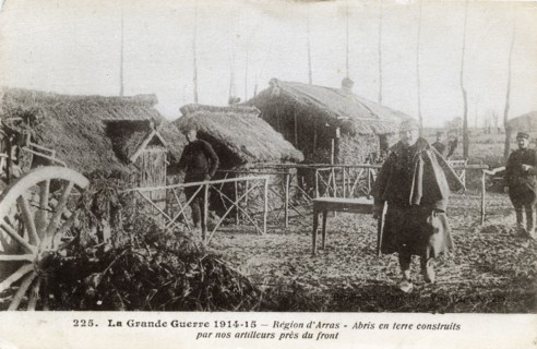 Abris pour soldats de la première guerre