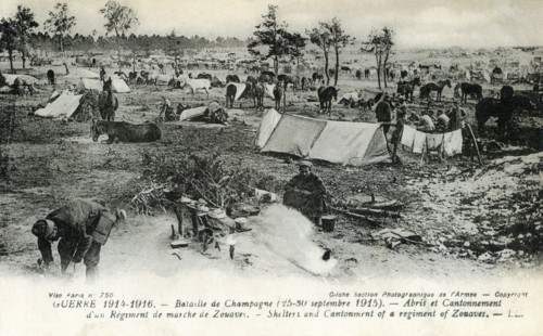 The Battle of Champagne, 1915