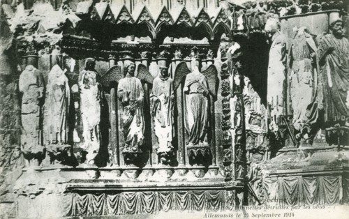 Ruins of the Reims cathedral