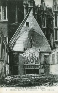 Ruins of the Reims cathedral