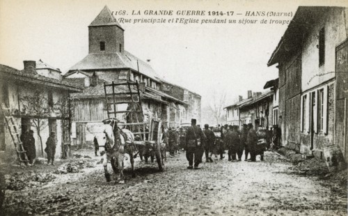 French troops in the Marne region during WWI