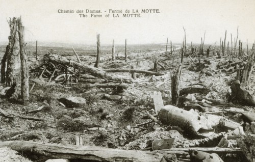 Ruins and desolation on the Chemin des Dames