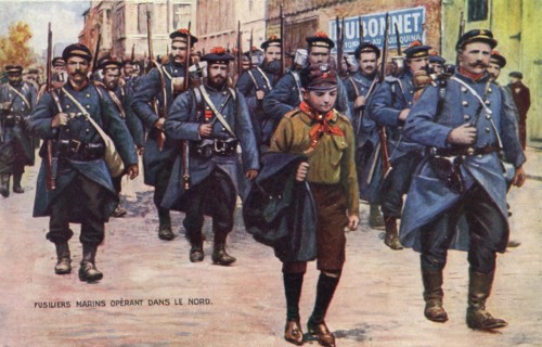 French Fusiliers Marins during WWI