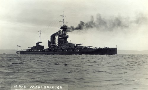 The HMS Marlborough, 1912