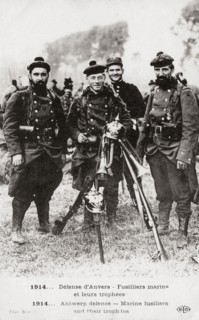 Soldats belges lors de la première guerre