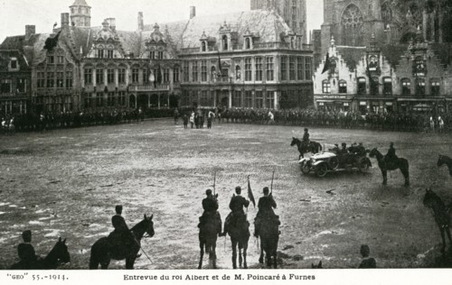 Le roi Albert Ier et Raymond Poincaré