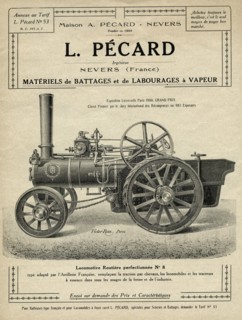 French traction engine by Pécard Frères, 1926