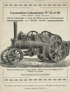 French traction engine by Pécard Frères, 1926