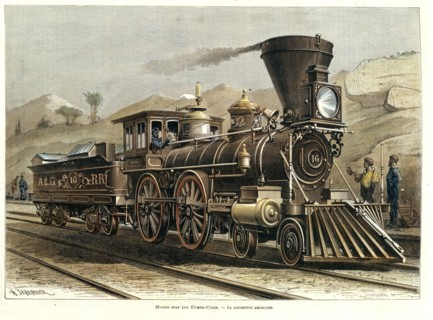 US steam locomotive, 1855