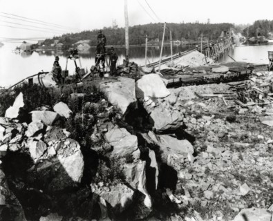 Construction of the National Transcontinental Railway, 1914