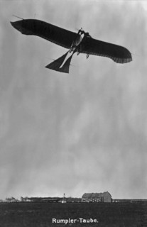 The military aeroplane 'Rumpler Taube', 1912
