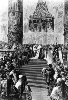 Coronation of Alexander III and Empress Maria Doymar at the Cathedral of the Assumption
