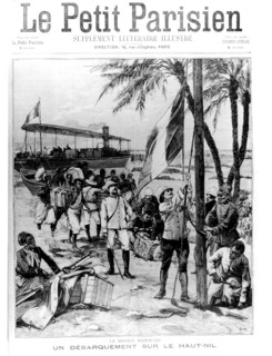 Marchand Mission. A landing on the Upper Nile