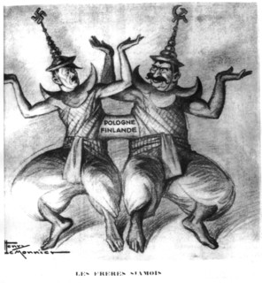 Satirical cartoon by Henri Le Monnier, published in "Marianne"
