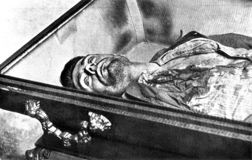 Le cadavre de l'anarchiste Matteo Morral
