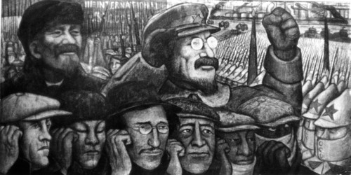 Lenin and Léon Trotsky