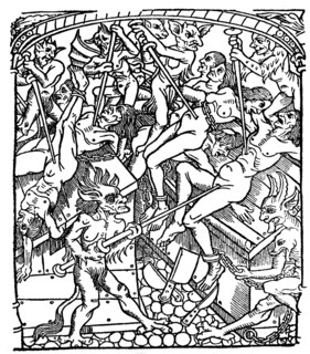 Hell: Women (witches) tortured by devils