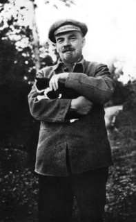 Lénine et son chat à Gorki
