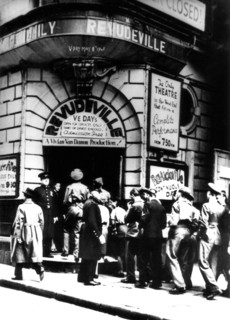 Entrance of a theatre on Victory Day