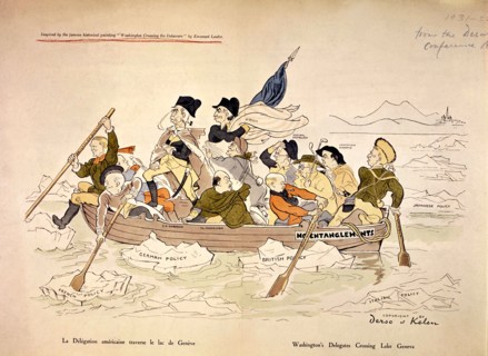 Satirical cartoon by Derso and Kelen