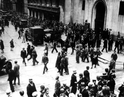 New York. Wall Street au matin de la crise