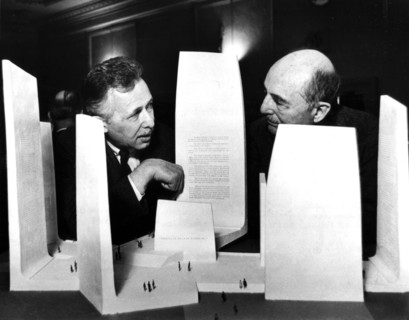 Maquette primée pour un mémorial de Roosevelt.