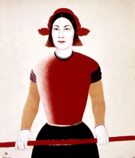 Malevich, La fille à la barre rouge