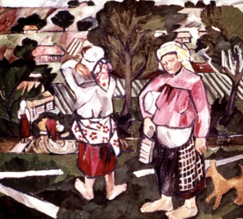 Goncharova, The Washing Place