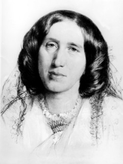 Burton, Portrait de George Eliot (1819-1880)