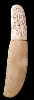 Gebel el Arak knife. Ivory handle. Silex blade