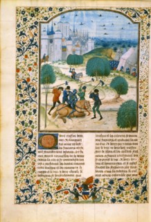Chronique de Jean de Wavrin, assassinat d'un homme d'armes