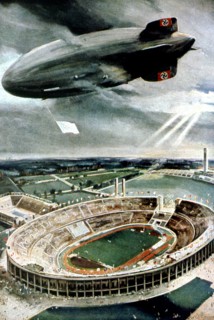 Poster: The 1936 Olympic Games opening ceremony