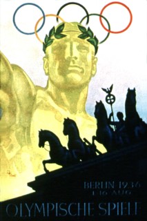 1936 Olympic Games poster, Berlin