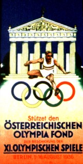 Austrian poster: The 1936 Olympic Games in Berlin