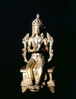 Bronze of the future Boudha Maitreya