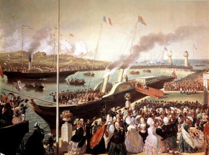 L. Armand, Reception of Queen Victoria in Boulogne