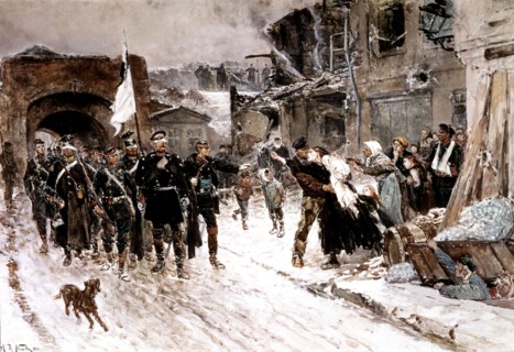 De Neuville, German members of Parliament entering Belfort on February 16, 1871