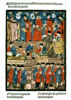 Frontispiece of the Royal Edict of the Paris merchants provotship