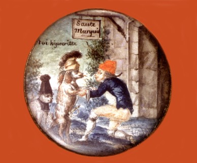 Estampe révolutionnaire coloriée : Allégorie sur le Tiers Etat