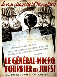 Anti-semitic propaganda poster