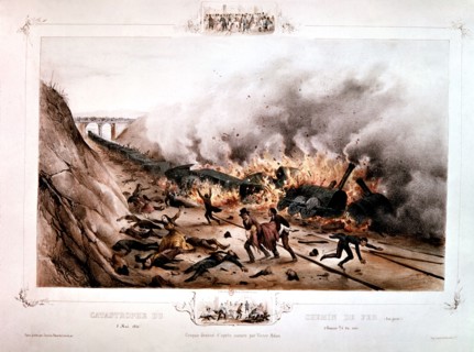 Adam, Railway accident