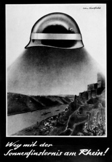 Heartfield, "Eclipse du soleil sur le Rhin"