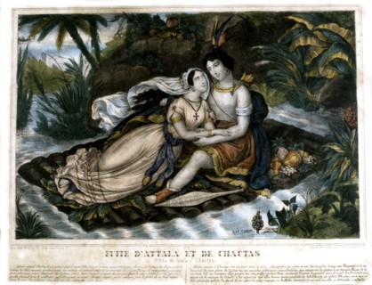 Illustration d' "Attala" de Chateaubriand