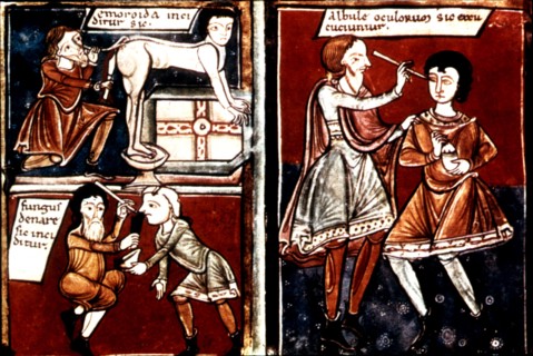 Manuscrit médical de l'école de Salune
